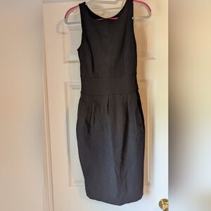 Banana Republic Black Sleeveless Sheath Mini Dress